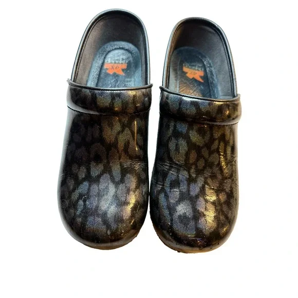 Rare Retired Dansko XP Women's Professional Comfort Clog Animal Print 38 Nursing - Picture 5 of 9